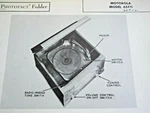Motorola 65F11 & 65F12 Phonograph - Radio Photofact. Fixed Price $6.50.