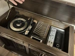 Curtis Mathes Record Cabinet With 8-TRACK Player. Fixed Price $550.00.