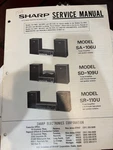Orig. Sharp SA-106U SD-109U SR-110U SR110U Repair & Service Manual *original**. Fixed Price $10.99.
