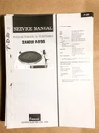 Sansui P-D30 Turntable / Record Player Service Manual *original*. Fixed Price $19.97.