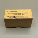 Vintage Garrard - Lrs 20 Large Record Player Spindle 45 Rpm 7" Turntable W/ Box. Fixed Price $49.99.
