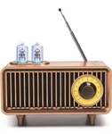 Retro Bluetooth Speaker, Vintage Radio, Bass, 5.1 Wireless Connection,. Fixed Price $26.99.
