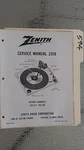 Zenith 169-277 236 Service Manual Original Repair Book Stereo Turntable Record. Fixed Price $27.50.