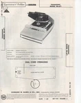 1968 Panasonic SG-671 Record Player Radio Service Manual Photofact Schematic Fix. Fixed Price $8.99.