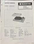 SANYO.MAY/83/ Tp B1CN Stereo Turntable Service Manual. Fixed Price $20.00.