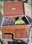Antique 1920 Victor Vv-ix Tabletop Victrola Oak Talking Machine Phonograph Works. Fixed Price $145.00.