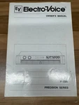 Electro-voice P1200 Owner's Manual. Fixed Price $72.01.
