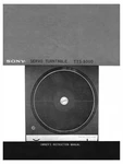 Sony TTS-3000 Turntable Owners Manual. Fixed Price $22.24.
