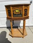 Anders Nicholson Wood Turntable Cassette Cd Stereo System Am/fm Radio F-900. Fixed Price $149.99.