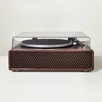 Wood Finish Retro Record Player - Hearth & Hand With Magnolia. Fixed Price $97.99.
