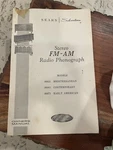 Sears Silvertone Stereo Fm-am Radio Phonograph Owners Manual Rare. Fixed Price $35.00.