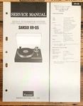 Sansui XR-Q5 Record Player / Turntable Service Manual *original*. Fixed Price $34.97.