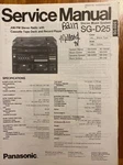 Panasonic SG-D25 Am/fm Stereo Radio With Cassette/turntable Repair Manual. Fixed Price $14.94.