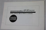 Marantz Tt 2020 Turntable Record Player Manual Only. Fixed Price $9.75.