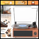 Vintage Turntable Record Player 3 Speed Phonograph With Built-in Speakers, Rca. Fixed Price $71.99.