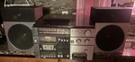 Vintage Jc Penney Stereo Turntable 8 Track Cassette Recorder Radio W Box Video. Fixed Price $749.99.