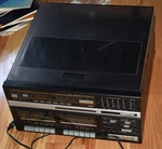 Fisher MC-723BK Record Player Turntable Cassette Deck Radio Equalizer System. Fixed Price $48.00.