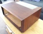 Fisher 500 Oiled-walnut Wood Case Cabinet. Fixed Price $275.00.