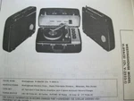 Westinghouse H-89ACS1 Phonograph Photofact. Fixed Price $6.00.