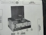 Vintage Sams Photofact Manual Webcor Model B-124-1. Fixed Price $6.99.