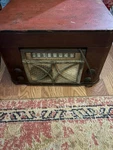 Admiral Vintage Record Player Radio Wood Cabinet Console. Fixed Price $125.00.