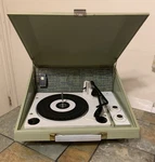 Vintage 60S Zenith X508 Suitcase Portable Record Player Automatic Changer Mcm. Fixed Price $299.99.