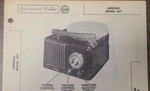 Sonora Models 467 Combination Phonograph Radio Photofact. Fixed Price $6.50.