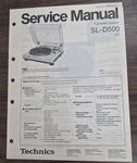 Technics SL-D500 Turntable Service Manual Original. Fixed Price $14.95.