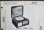 Trav-ler Model 5036 Phonograph Radio Record Player Photofact. Fixed Price $5.00.
