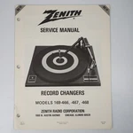 Vintage 1974 Zenith Service Manual RC12 For Record Changers, Turntables. Fixed Price $17.95.