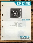 Sony C-123R Record Player / Turntable Service Manual *original*. Fixed Price $19.97.