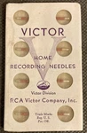 Victor Home Recording Needles Vintage 1940'S Pack Of 8 Nos - Rca. Fixed Price $18.95.