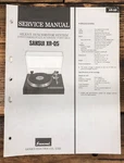 Sansui XR-Q5 Record Player / Turntable Service Manual *original*. Fixed Price $34.97.