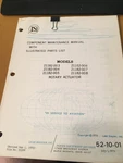 Lsi Lear Siegler Rotary Actuator 21182 Series Service Parts Manual. Fixed Price $109.96.