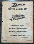 Zenith Service Manual TR5 Tape Cassette Player/recorder PART#923-559. Fixed Price $10.00.