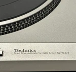 Technics SL-D303 Direct Drive Automatic Turntable 33/45 Rpm Rca Silver/black. Fixed Price $200.00.