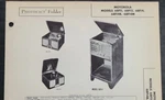 Motorola Models 68F11, 68F12, 68F14, 68F14B, 68F14M Phono-radio Photofact. Fixed Price $6.00.