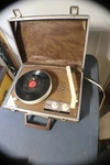 Portable Jay Solid State Sound Model SP-25 Suitcase Style Record Player. Fixed Price $49.99.