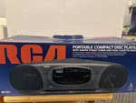 (new Open Box)rca Am/fm Stereo Portable Disc Cassette Player Recorder RP-7971. Fixed Price $37.50.