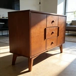 Mid Century Modern Credenza Sideboard Buffet Cabinet Storage Console Table Dinin. Fixed Price $299.00.