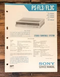 Sony PS-FL3C Record Player / Turntable Service Manual *original*. Fixed Price $24.97.