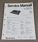Technics Turntable SL-B211U Service Manual D-4488. Fixed Price $54.95.