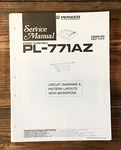 Pioneer Record Player / Turntable Service Manual *original*. Fixed Price $19.97.