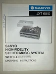 Vintage Sanyo Operating Instructions Model Number Jxt 6910. Fixed Price $10.00.