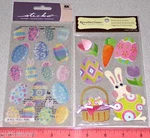 Recollections & Sticko Easter Basket Colored Eggs Bunny Stickers. Fixed Price $9.00.