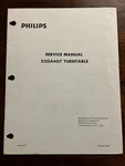 Philips 22GA407 Turntable Record Player Service Manual Original Oem Genuine. Fixed Price $24.99.