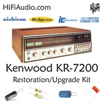Kenwood KR-7200 Rebuild Restoration Recap Upgrade Kit Repair Filter Capacitor. Fixed Price $175.00.