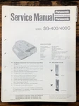 Panasonic SG-400 SC-400C Record Player / Turntable Service Manual *original*. Fixed Price $14.97.