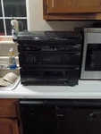 Magnavox AS9506 Turntable And Double Cassette Deck. Fixed Price $120.00.