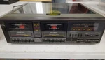 Yorx Stereo Double Cassette Am/fm Receiver Record Player Vintage M2677 Powers Up. Fixed Price $19.55.